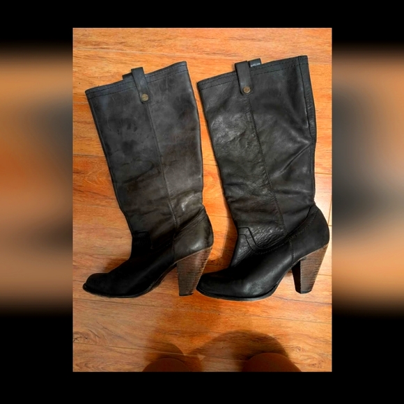 Aldo Shoes - Aldo Black Leather Women's Boots